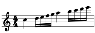 Flute scale pattern - quarter, four sixteenths | Blog from Sarah Weisbrod, Flutist & Teaching Artist